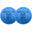 Foam tennisbal TB100 7 cm blauw 2 stuks