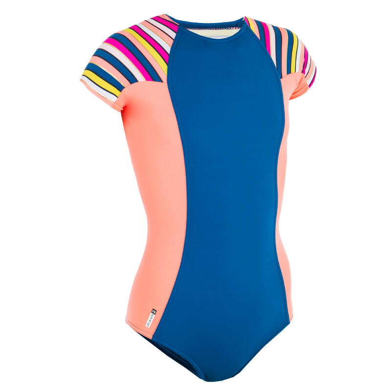 maillot de bain 1 pièce noir rayé