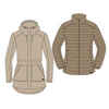 3-in-1-Jacke Travel 900 Daunen wasserdicht Komfort bis -10 °C Damen beige 