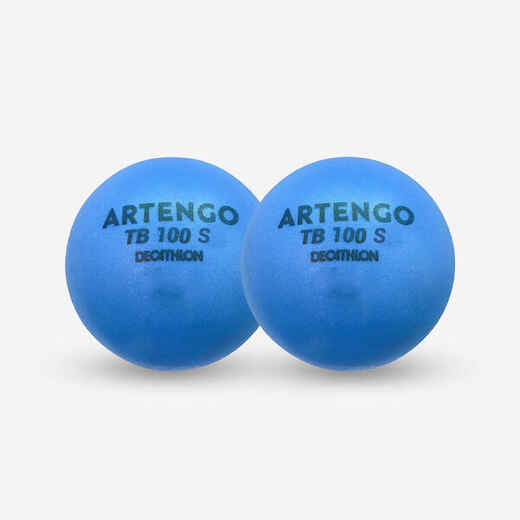 
      7cm Foam Tennis Ball TB100 Twin-Pack - Blue
  