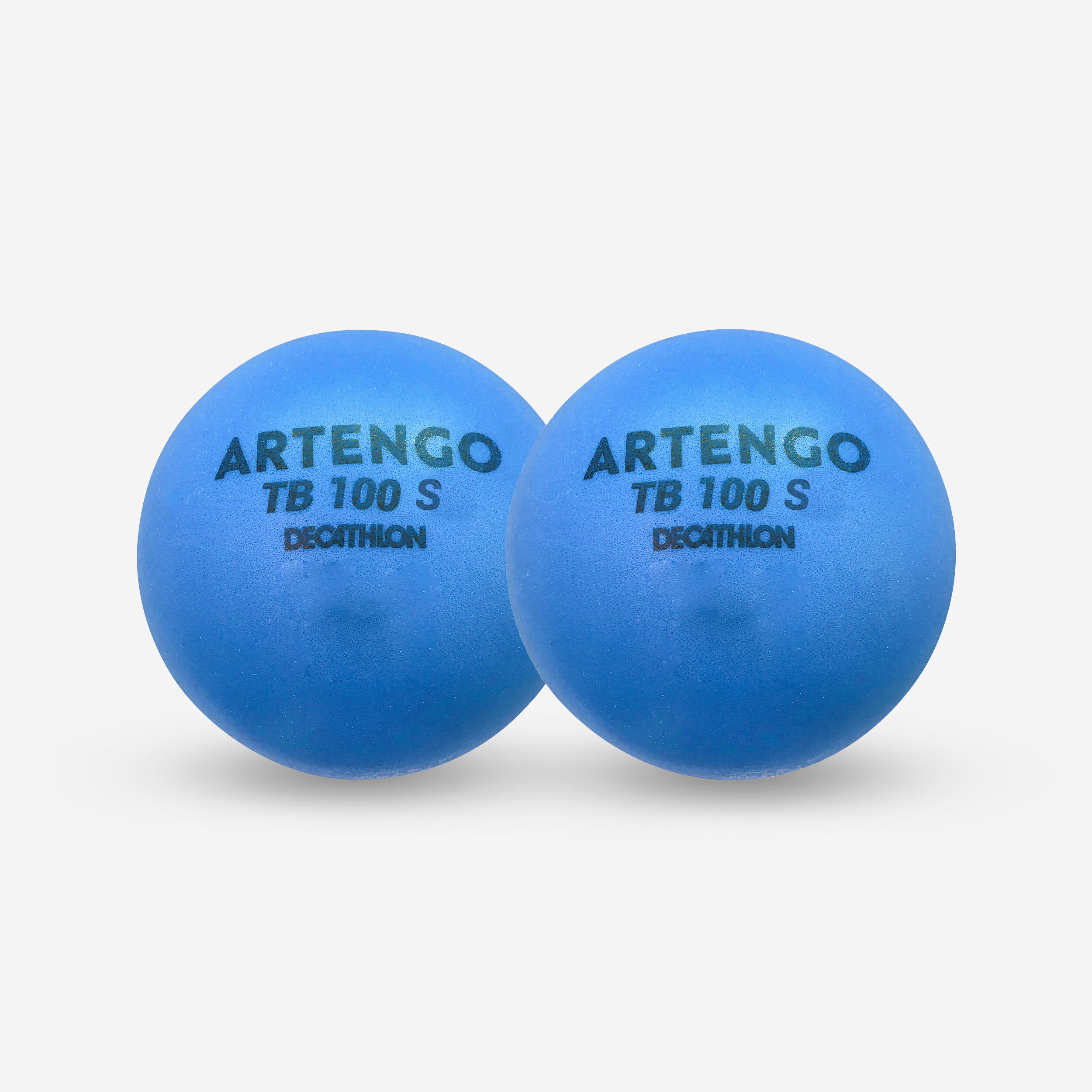 Set 2 Mingi din Spumă Tenis TB100 7 cm Albastru Albastru imagine 2022