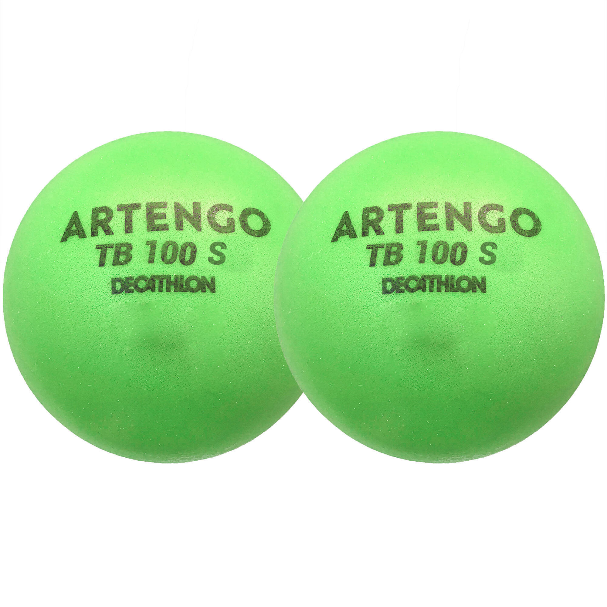 7cm Foam Tennis Ball TB100 TwinPack ARTENGO Decathlon