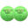 BALLE DE TENNIS EN MOUSSE TB100*2 S VERT