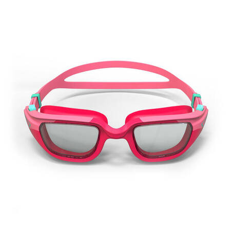 Kacamata Renang Anak Lensa Bening SPIRIT Pink/Hijau