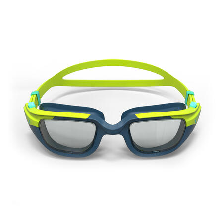 Plavo-žute dečje naočare za plivanje sa čistim sočivima SPIRIT