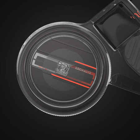 Orientacininko kompasas nešioti ant dešiniojo nykščio „Racer 900“, juoda