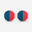 Palla pelota GPB soft bicolore rosso-blu x2