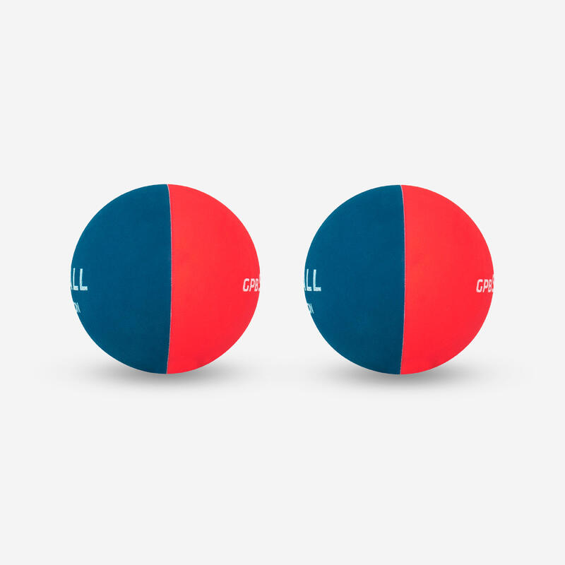 Míček na baskickou pelotu GBP Soft bicolore červeno-modrý 2 ks