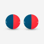 Balles initiation Pelote GPB soft bicolore Rouge Bleu Marine (x2)
