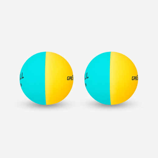 
      Pelotabälle für Einsteiger GPB Soft zweifarbig gelb/türkisblau ×2
  