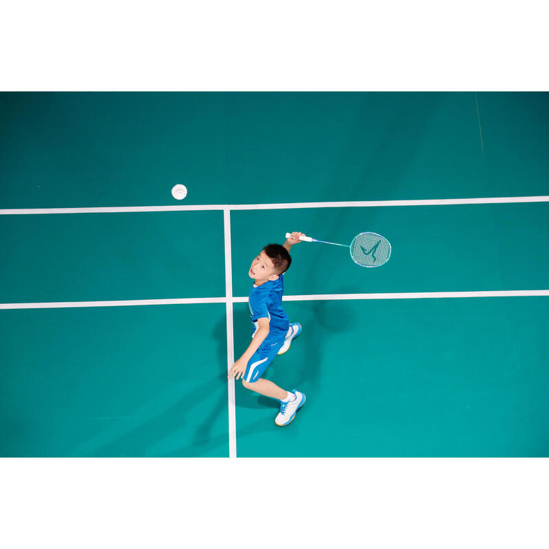 Badmintonshort voor kinderen 560 blauw