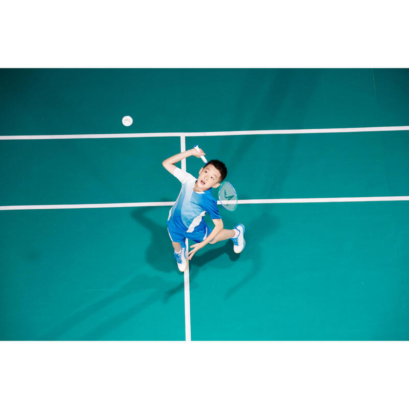 Badmintonshort voor kinderen 560 blauw