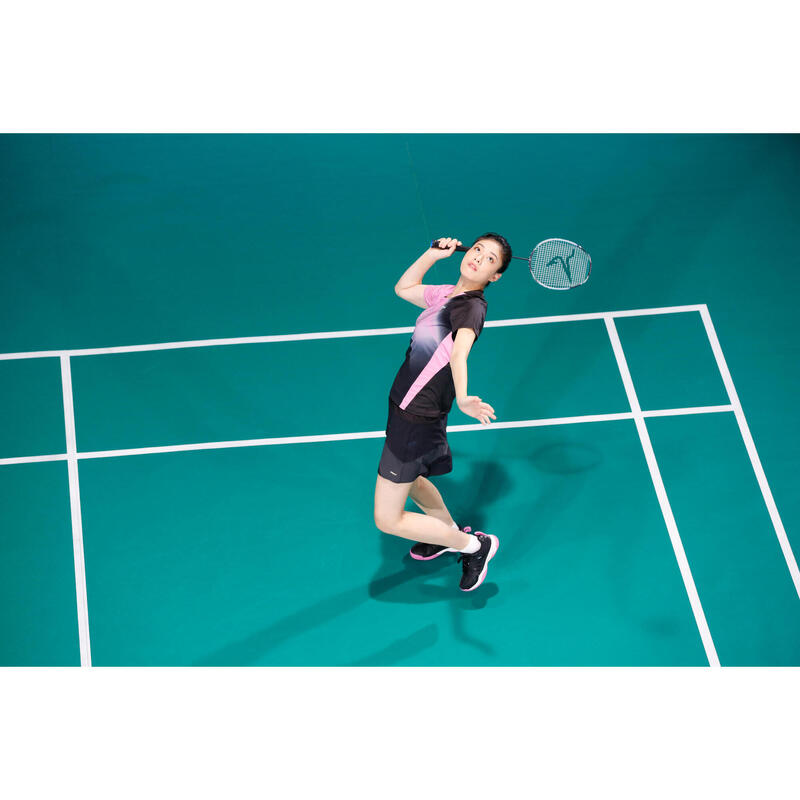 Calçado de Badminton /Squash 590 Max Comfort Mulher Preto