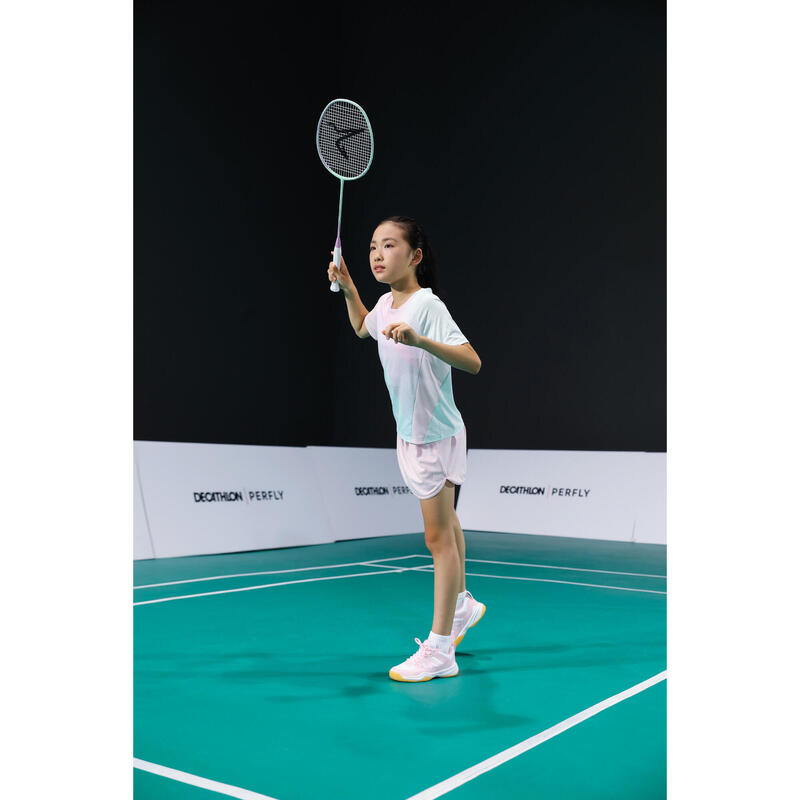 BADMINTON JUNIOR 560 SKIRT PINK