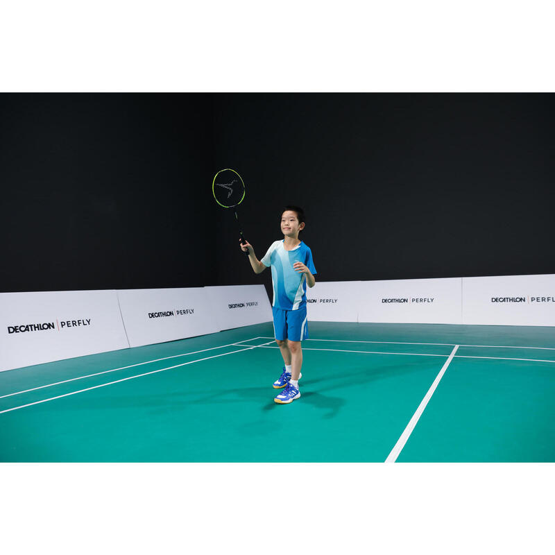 Badmintonshort voor kinderen 560 blauw