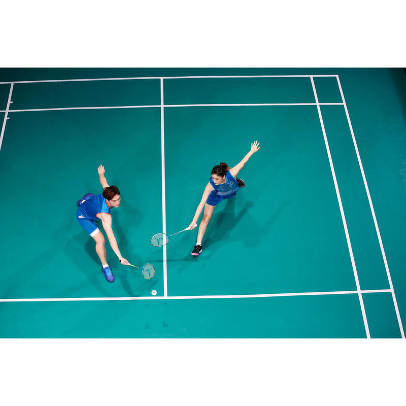 Dámské tričko na badminton 900 modré 