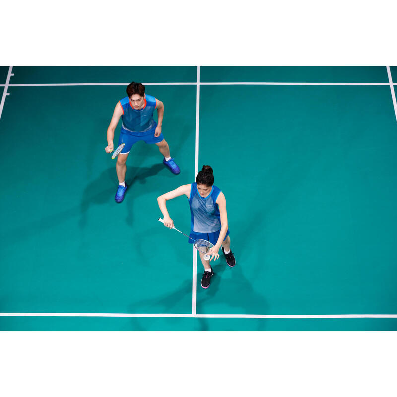 Badminton T-Shirt TS 990 Herren blau
