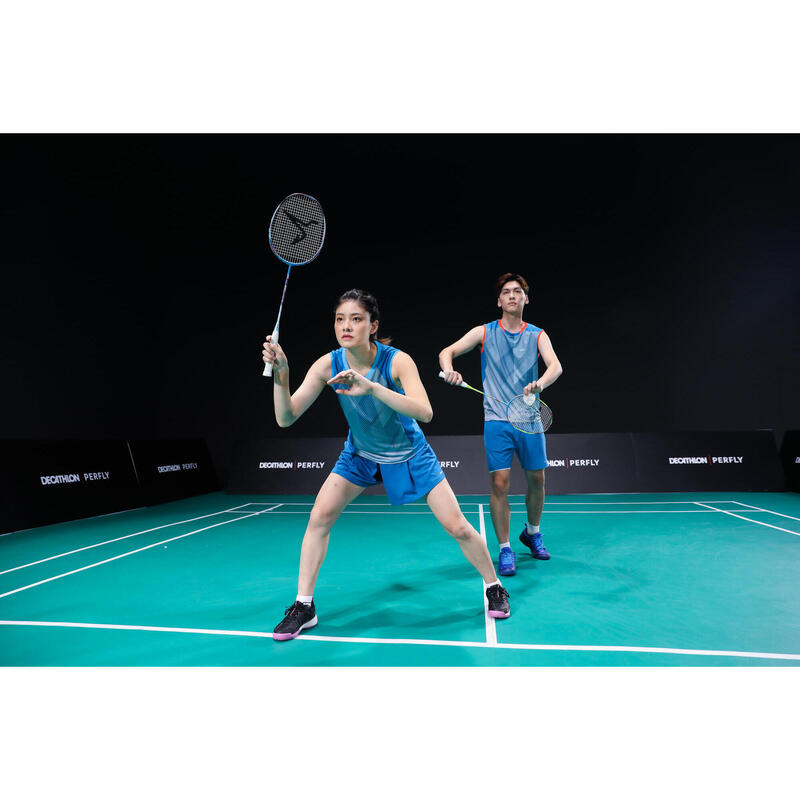 Badminton T-Shirt TS 900 Damen blau