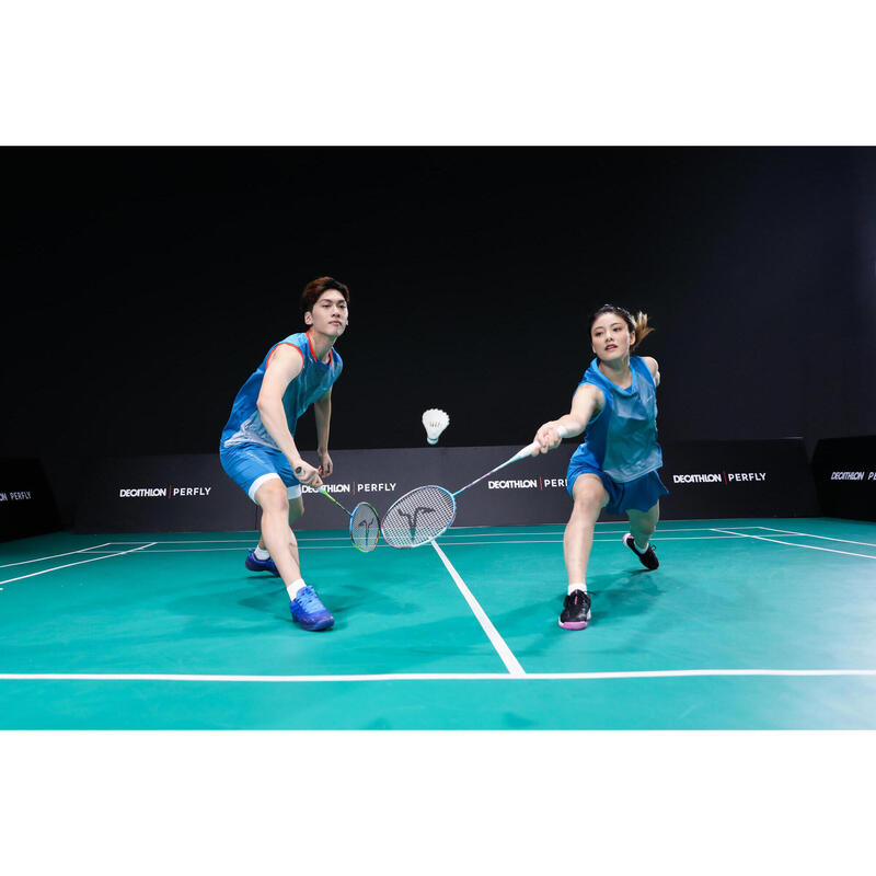 Badminton T-Shirt TS 990 Herren blau