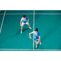 ŽENSKA ODJEĆA ZA BADMINTON ZA NAPREDNE Stolni tenis - Suknja 560 ženska plava  PERFLY - Oprema za klubove