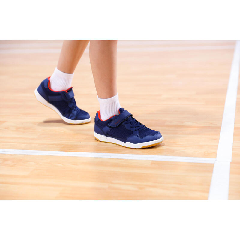 Calçado de Badminton/Squash BS160 Criança Azul marinho