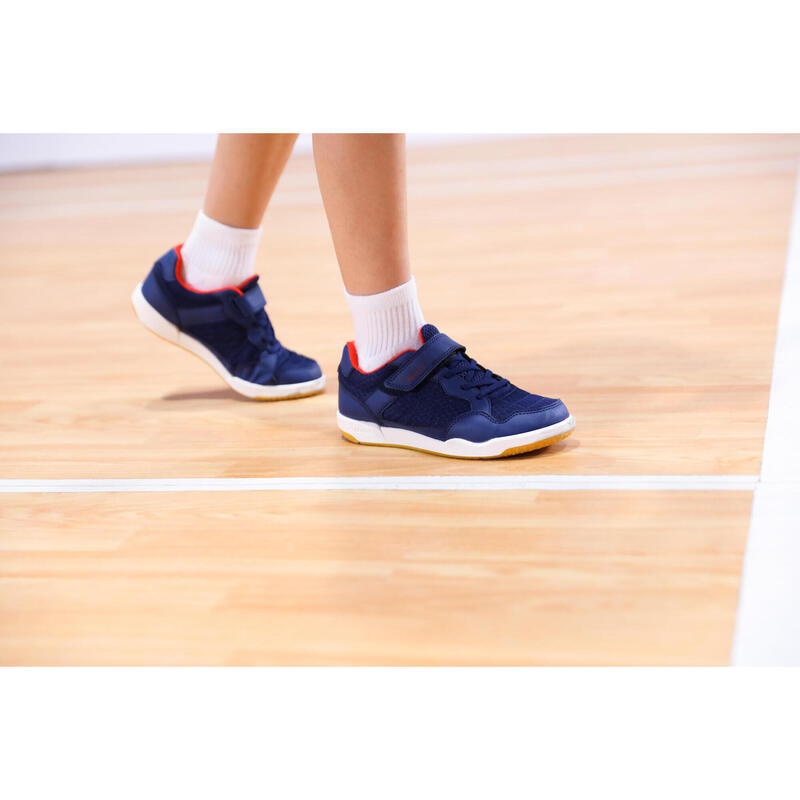 Calçado de Badminton/Squash BS160 Criança Azul marinho
