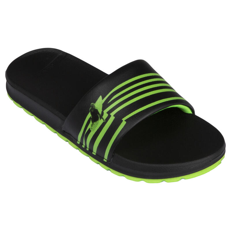 Papuci SLAP 550 Up Negru-Verde Băieți 