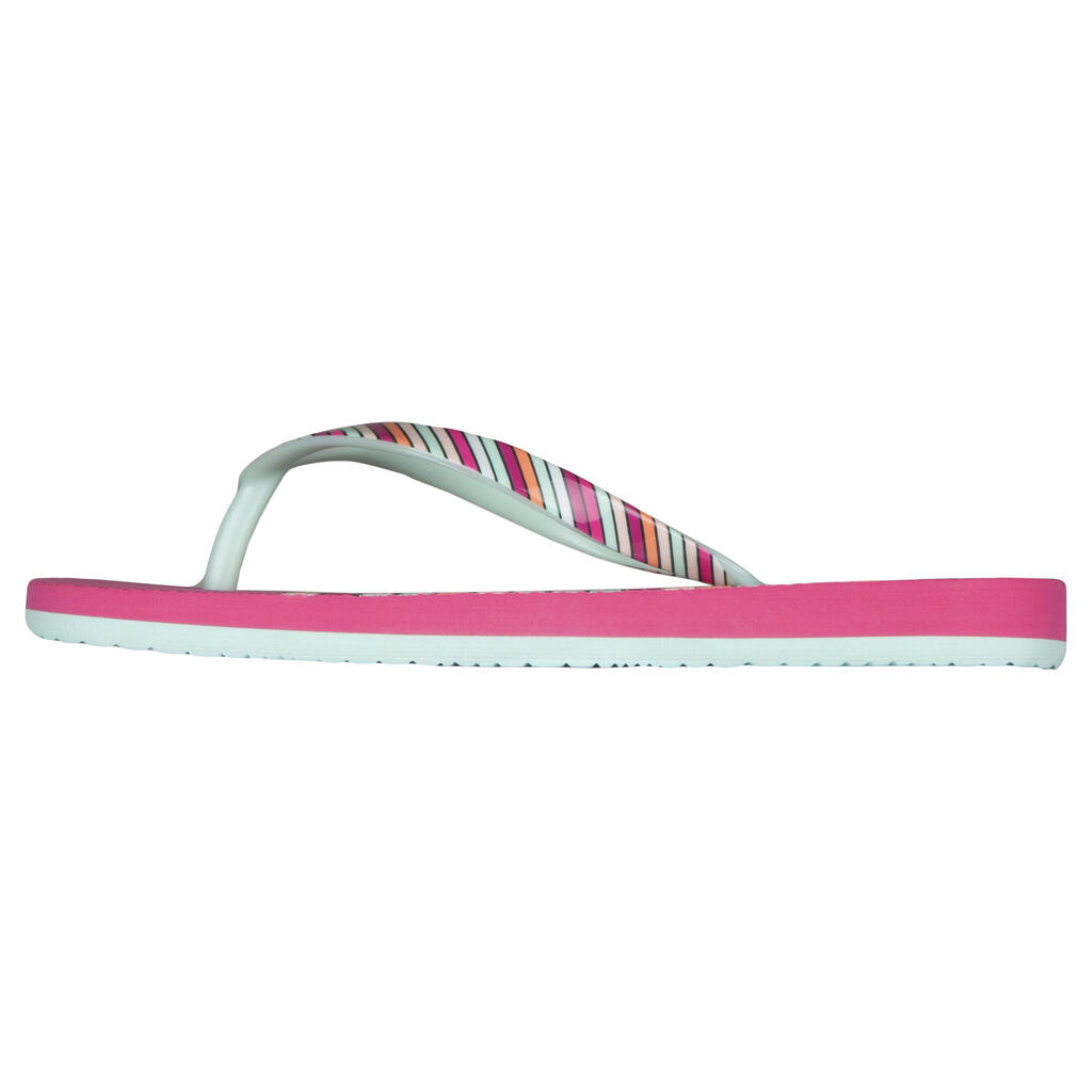 Girl's flip-flops -190 Zeby white black