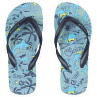 Boys' Flip-Flops - 120 Happy blue