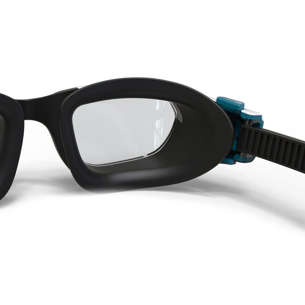Lunettes De Natation SPIRIT - Verres Polarisés - Petite Taille - Noir Blanc Bleu