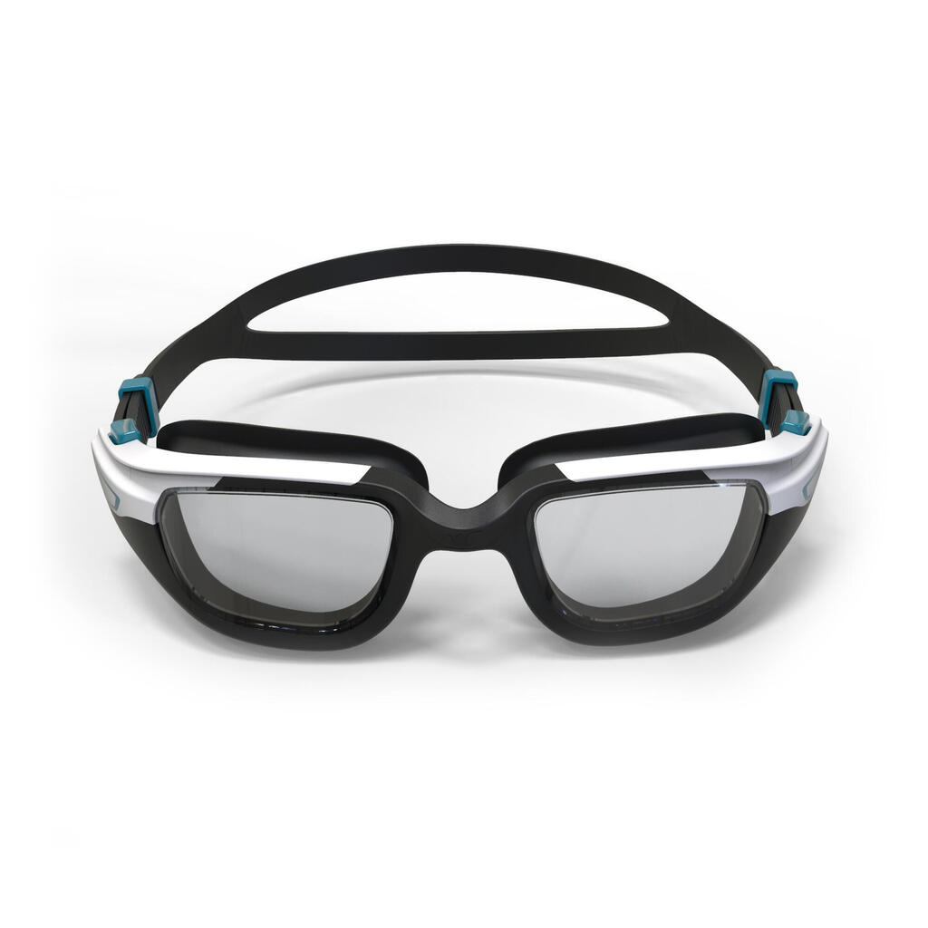 Lunettes De Natation SPIRIT - Verres Polarisés - Petite Taille - Noir Blanc Bleu