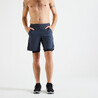Men Sports Gym Shorts with Tights - Printed Grey