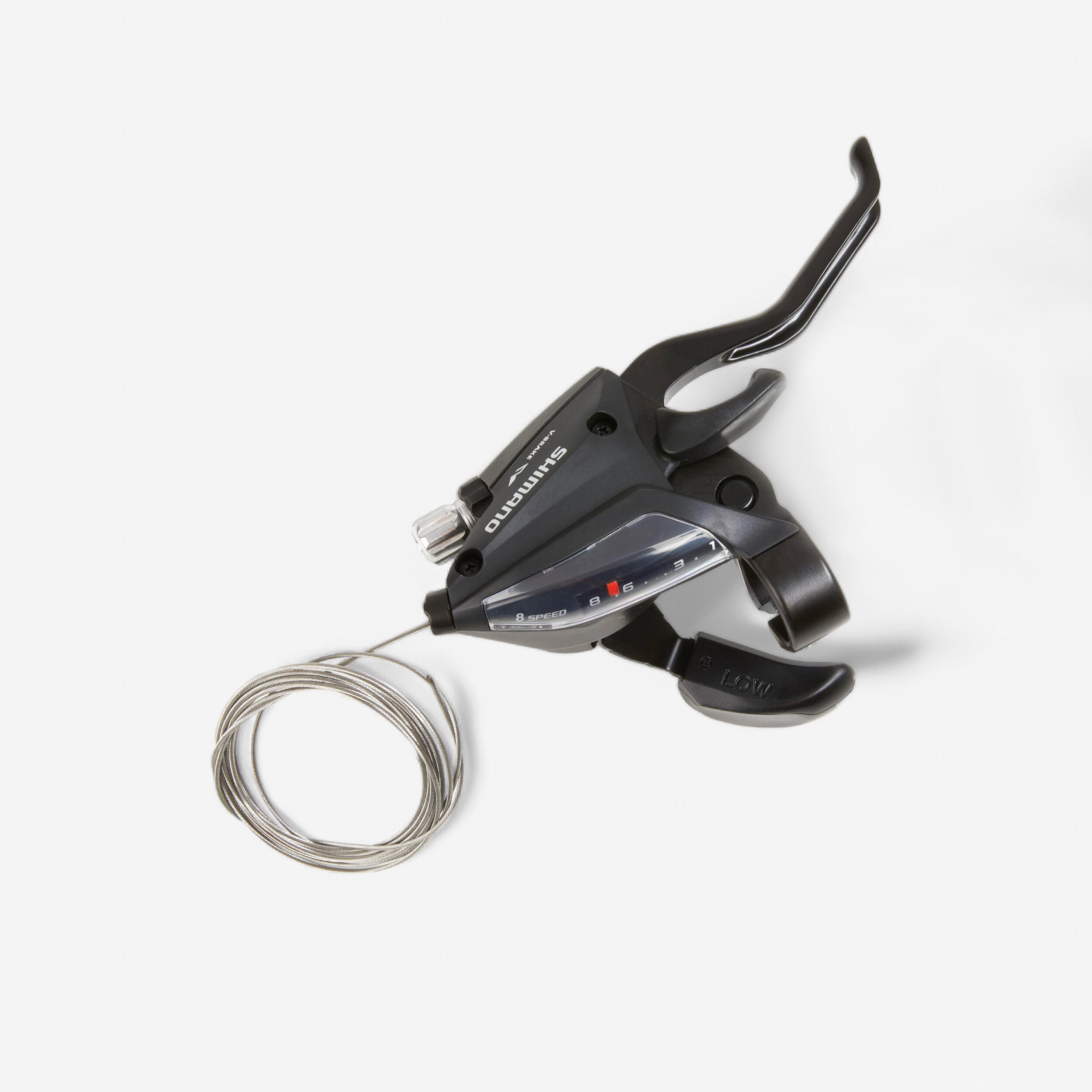 Combinado manípulo de desviador traseiro shimano 8 velocidades + manete travão