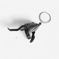 COMBO MANETTE DE DÉRAILLEUR AVANT SHIMANO 3 VITESSES + LEVIER FREIN