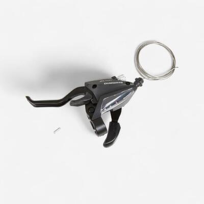 Comando cambio deragliatore anteriore 3 velocità SHIMANO + leva freno