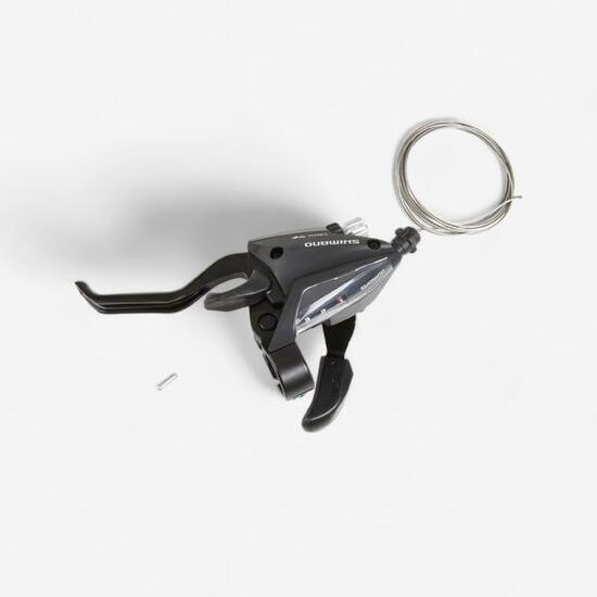 Comando cambio deragliatore anteriore 3 velocità SHIMANO + leva freno