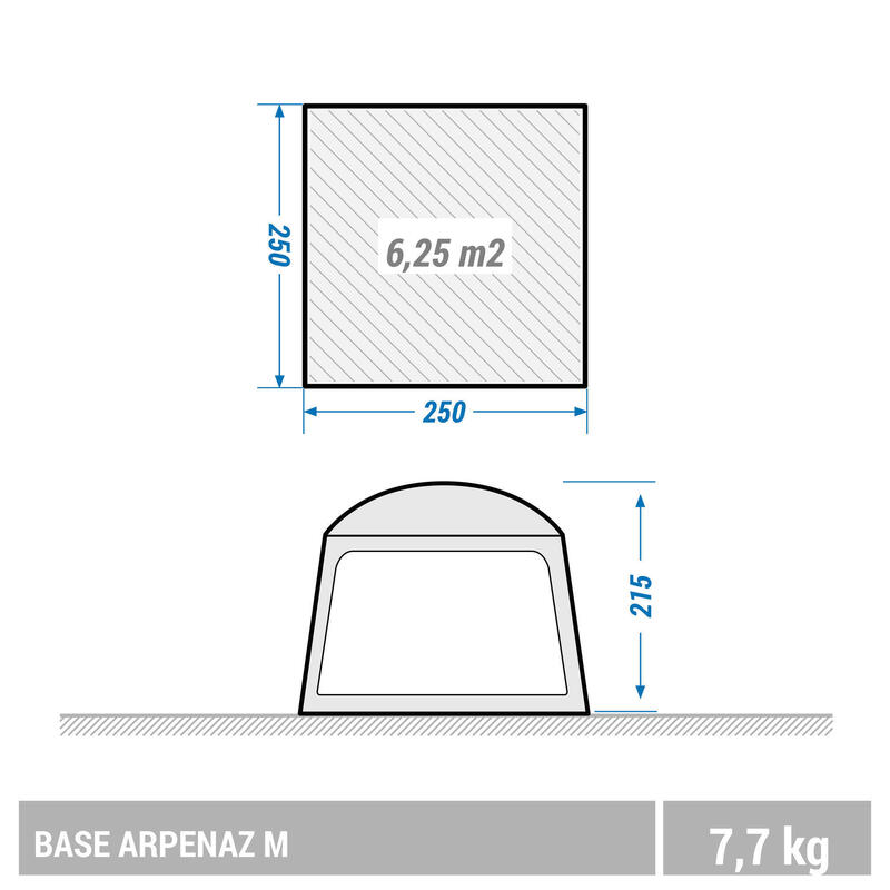 PRODUCTO OCASIÓN: Carpa Plegable Habitáculo Camping Quechua Arpenaz Base M