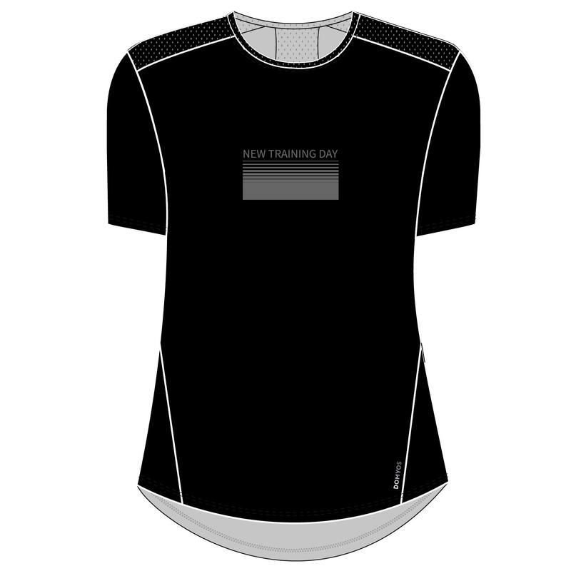 Camiseta fitness corta corte entallado Mujer Domyos | Decathlon