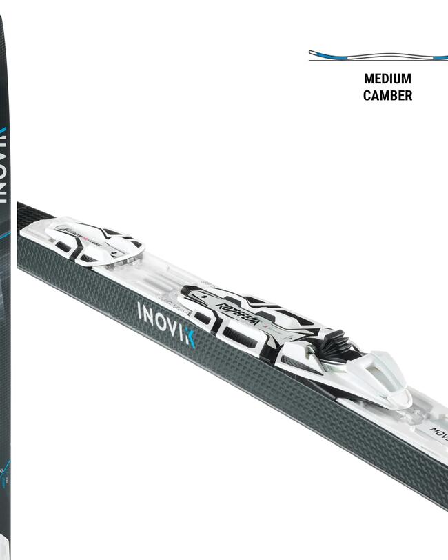 Classic Cross-country Skin Ski 900 - HARD Camber+Rottefella XCELERATOR bindings