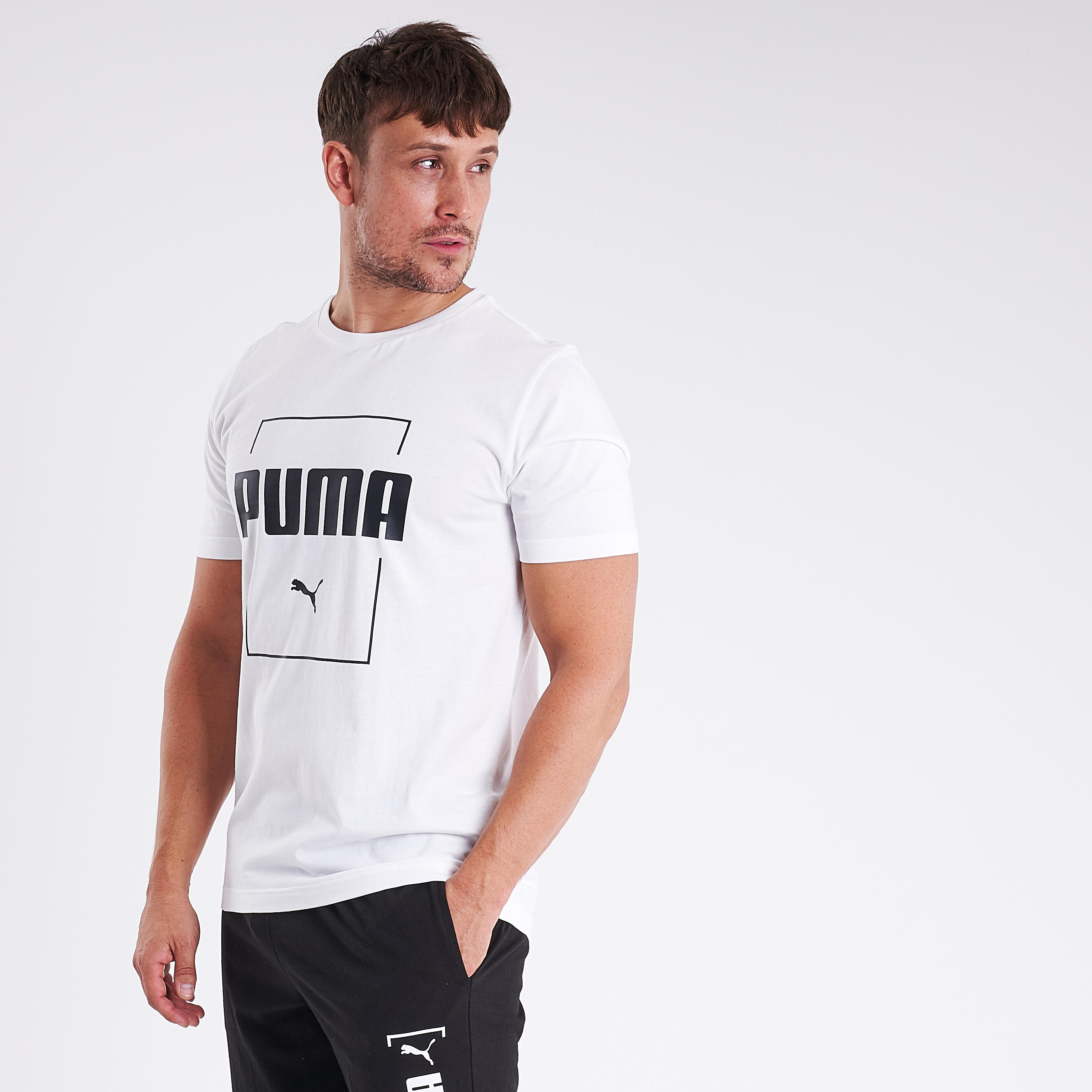 Cotton Fitness T-Shirt - White - Decathlon
