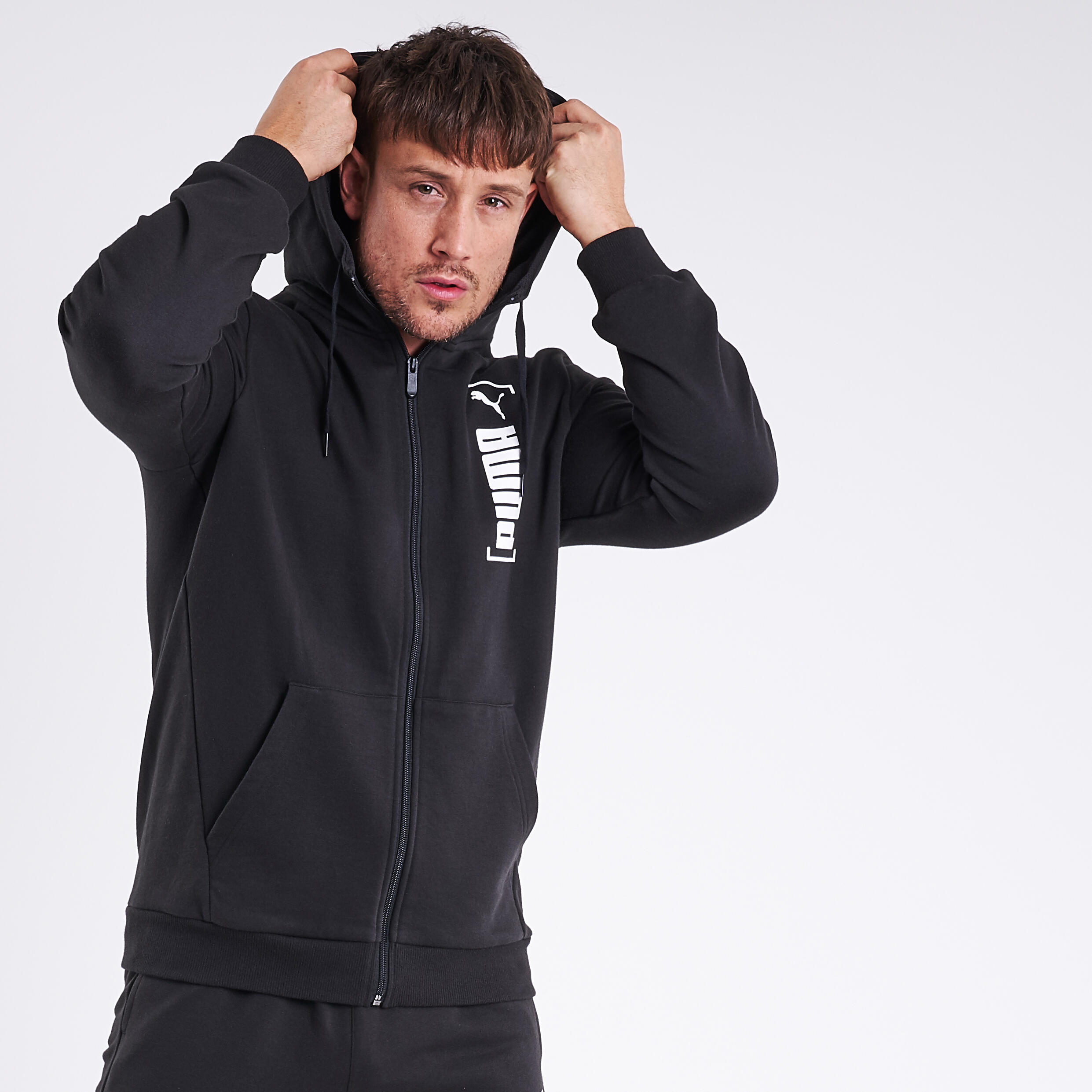 puma zip through hoody