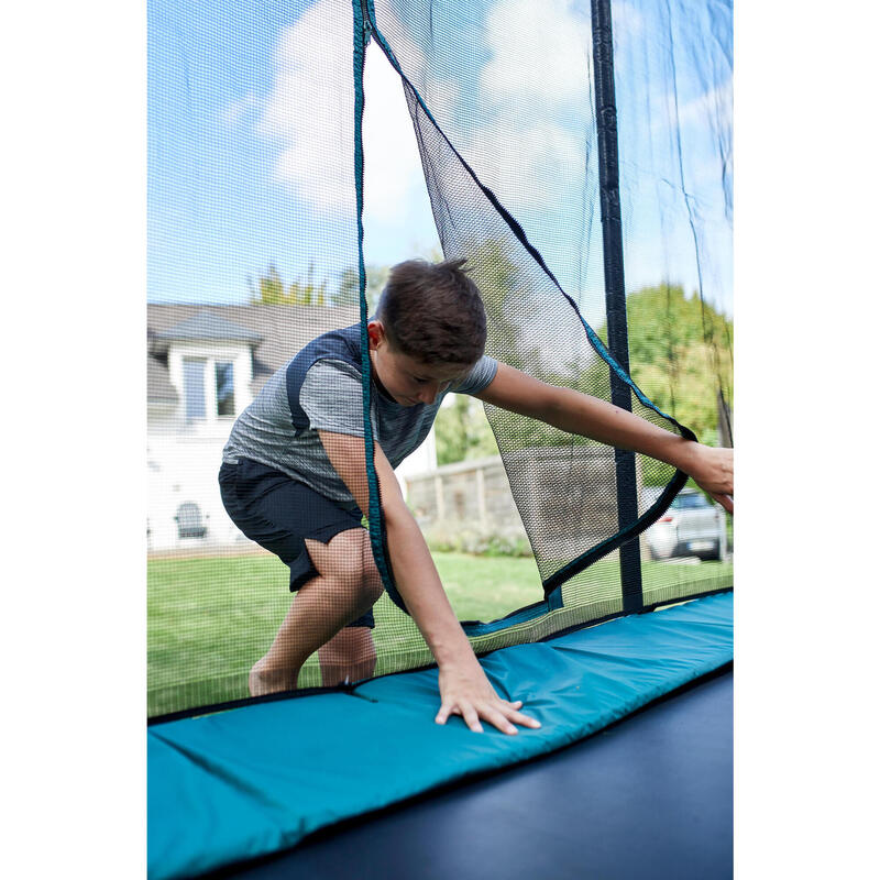 TRAMPOLINE RECTANGULAIRE 520 AVEC FILET DE PROTECTION