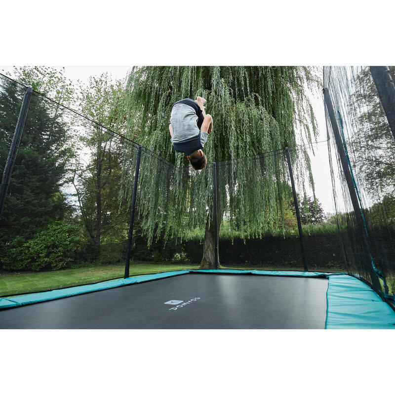 TRAMPOLINE RECTANGULAIRE 520 AVEC FILET DE PROTECTION