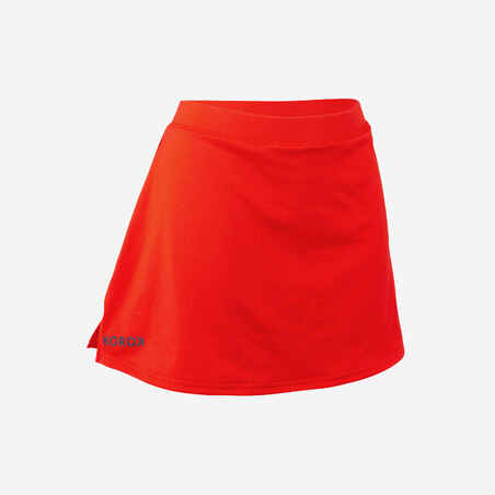 Women's Field Hockey Skirt FH500 - Red