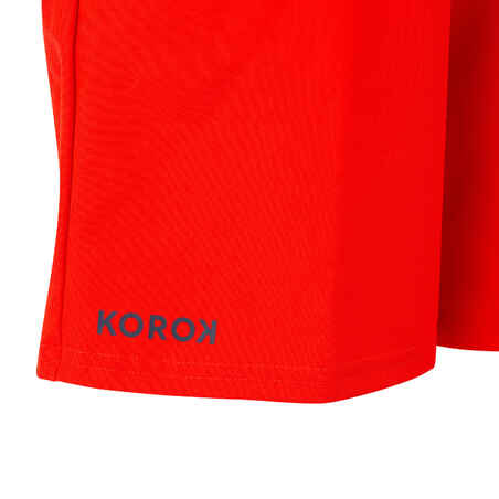 Boys' Field Hockey Shorts FH500 - Red