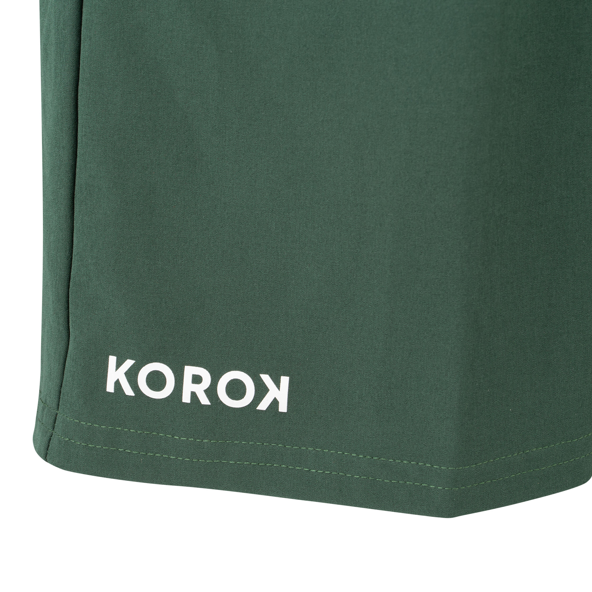 Boys' Field Hockey Shorts FH500 - Green 3/4