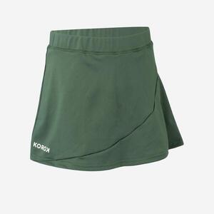 Falda Hockey Hierba Korok FH100 Niñas verde