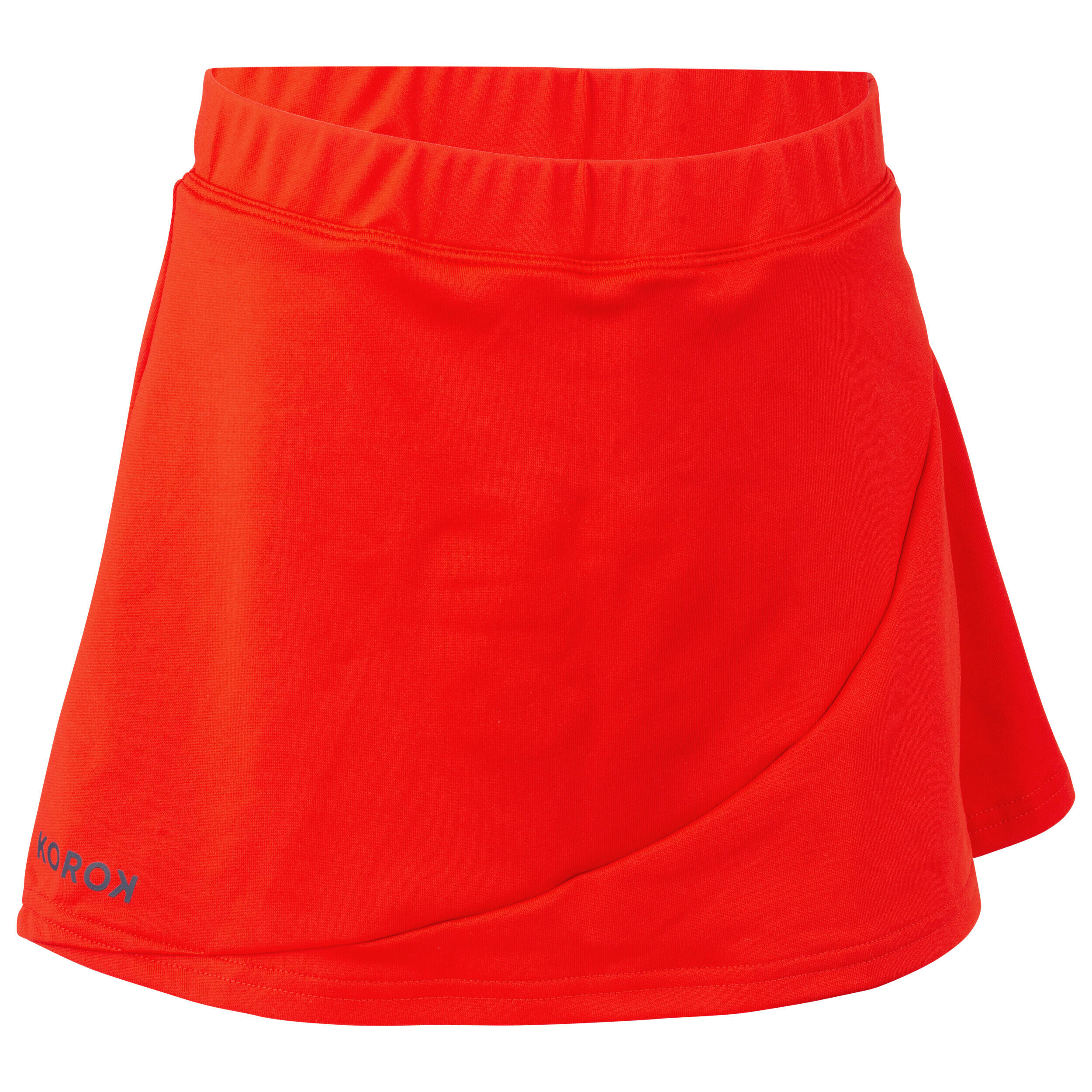 KOROK Girls' Field Hockey Skirt FH500 - Red