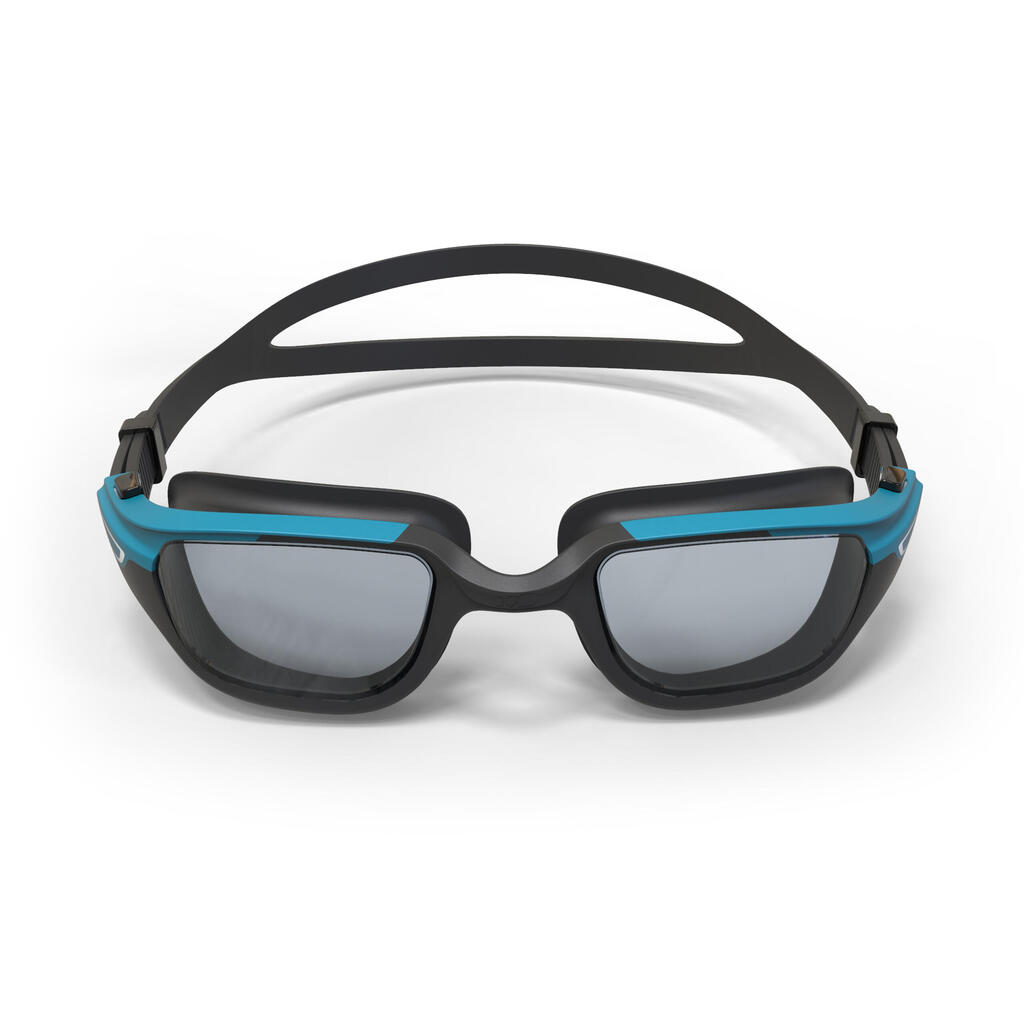 Lunettes De Natation SPIRIT - Verres Polarisés - Grande Taille - Noir Bleu