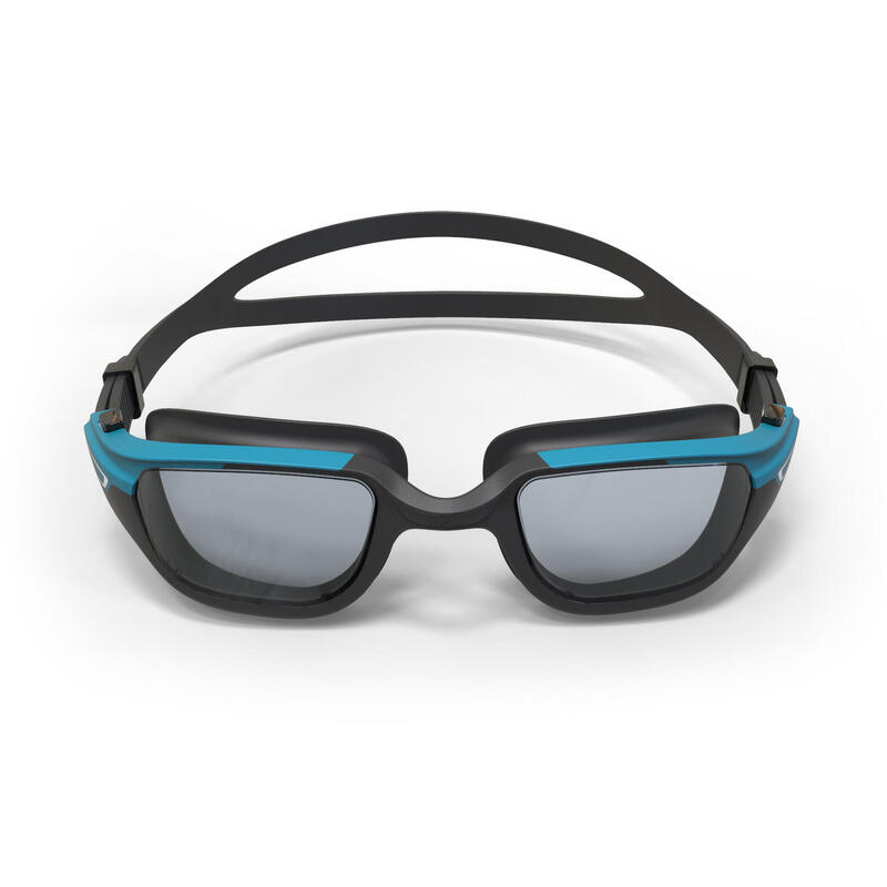Zwembril SPIRIT grote maat zwart blauw polariserende glazen